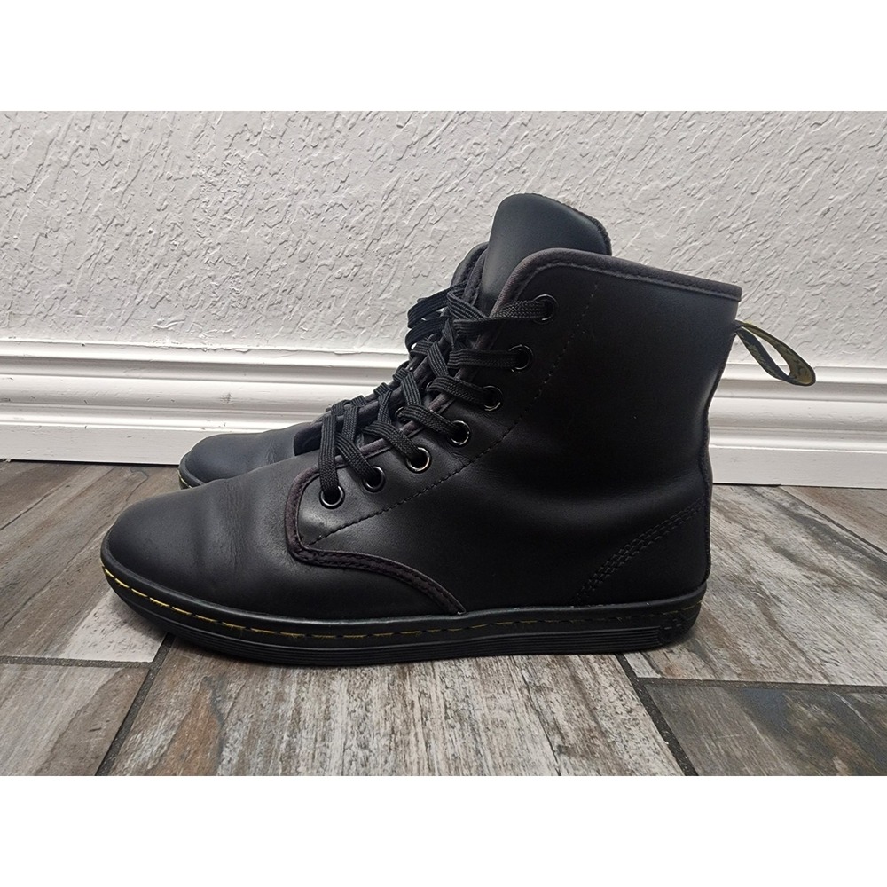 Dr. Martens Women Sheridan Black Leather Lightweight Boots AW004 Sz 7